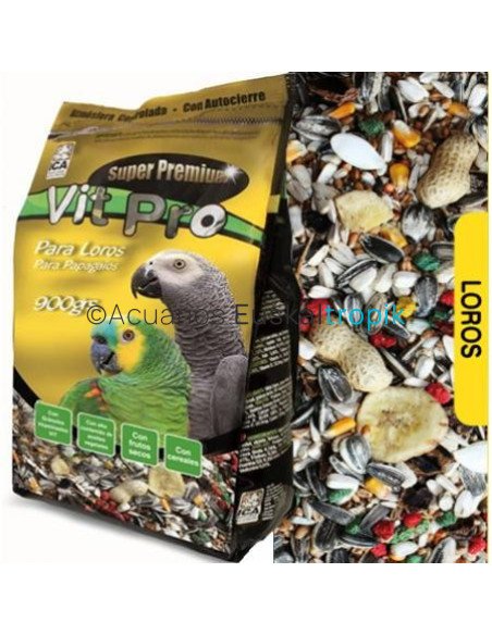 Comida loros vit pro
