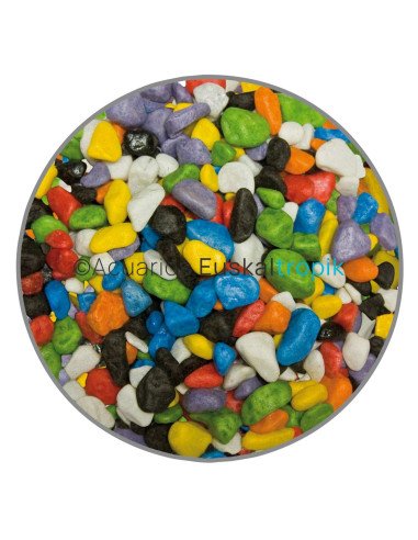 Gravas de colores 450gr 5mm/7mm