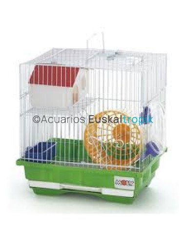 Jaula hamster nº2 moly (color rosa)