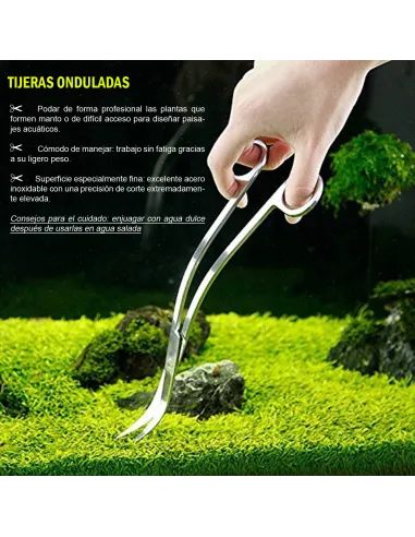 Tijera acero ondulada 25cm