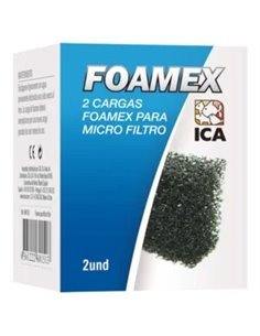 Carga de FOAMEX para micro filtro KW150 (2 unidades)