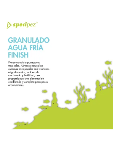 Comida agua fría granulado