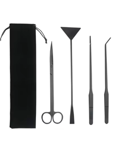 Bolsa herramientas aquascaping negras