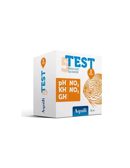 Analizador Test 5 en 1 (pH GH KH NO2 NO3)