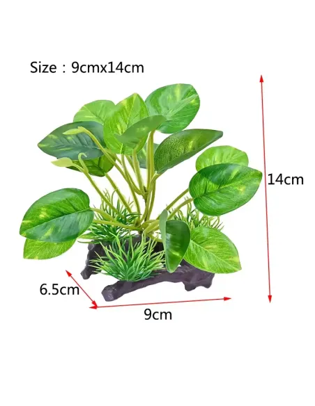 Planta de plástico con tronco 2
