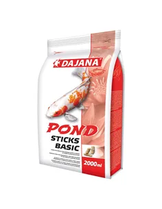 Comida peces de estanque