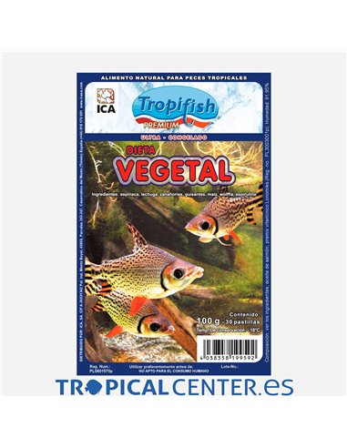 Alimento congelado Vegetal 100gr 30 porciones